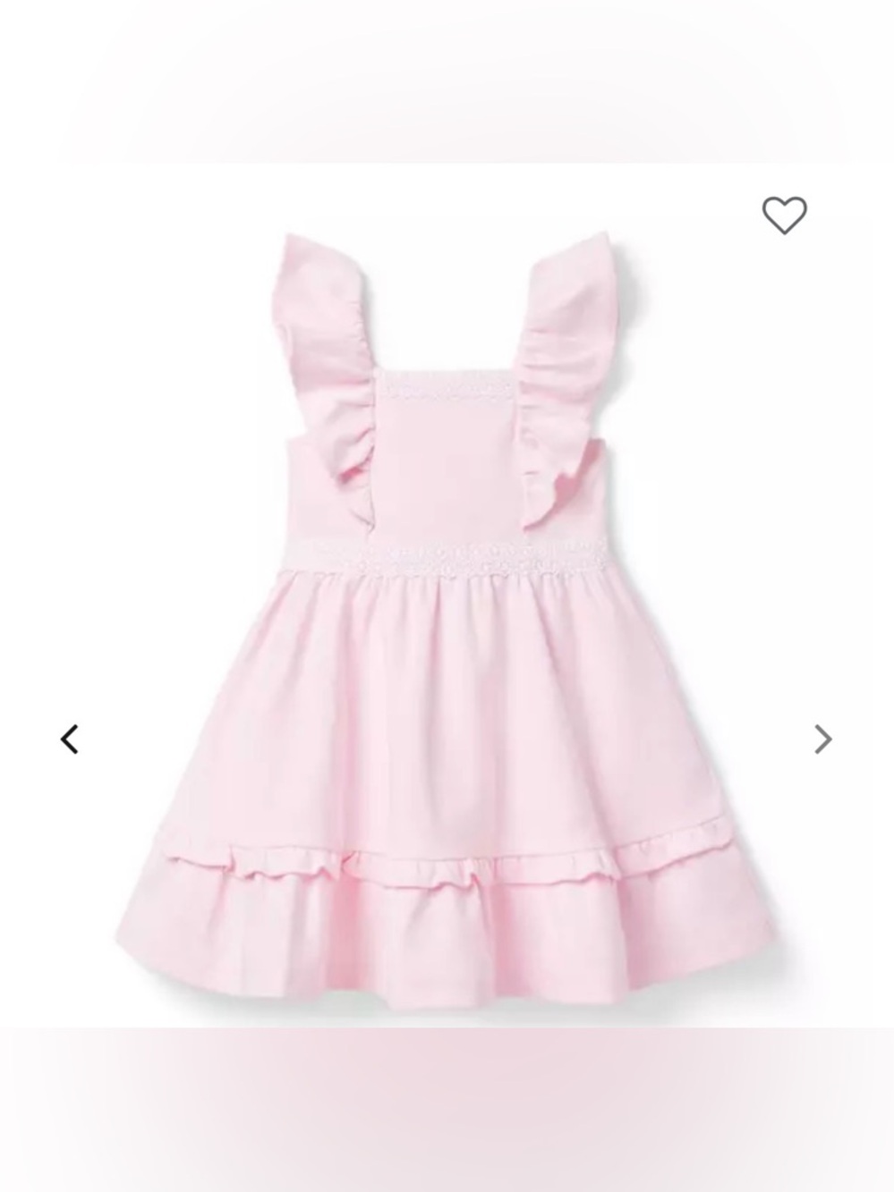 Janie and Jack Ruffle Ponte Dress, color Pink Bunny, Size 4